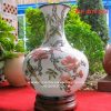 Bình-gốm-vẽ-vàng-chào-mào-hoa-gạo